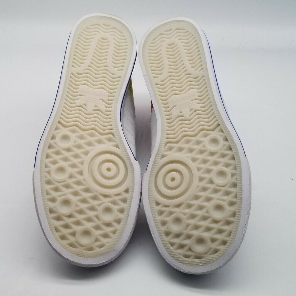 Adidas Originals Nizza Hi RF Mens‎ White Graphic Sneakers Shoes GX2712 Size 5.5 - Picture 7 of 7